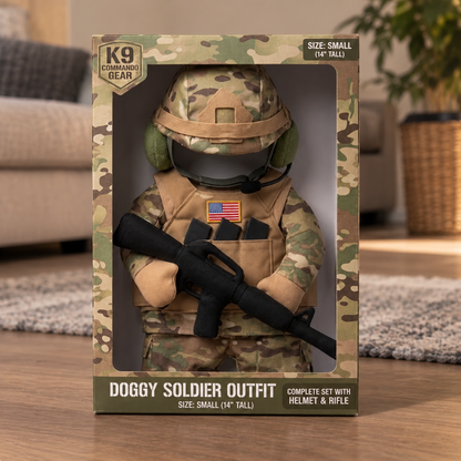 Doggy Soldier Outfit