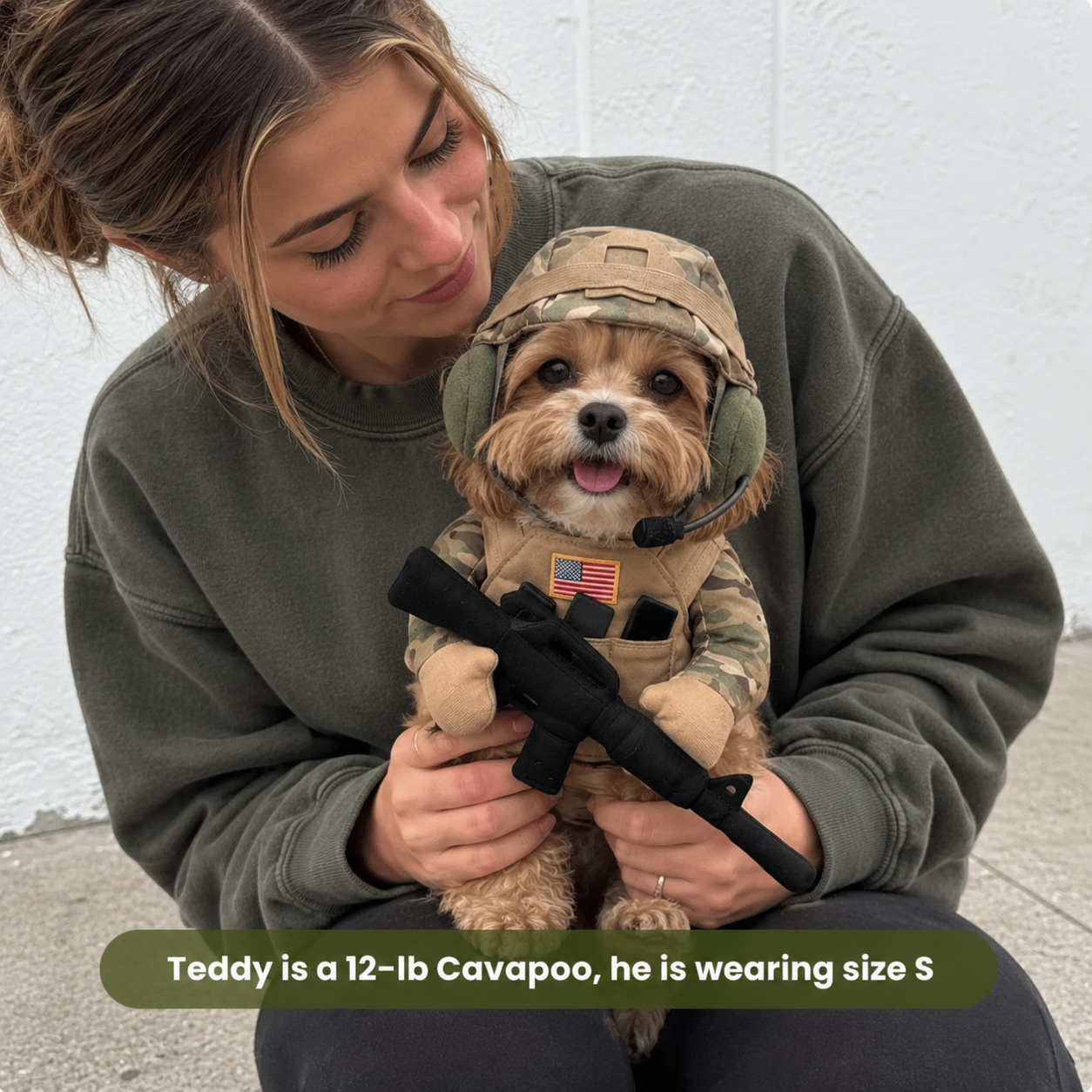 Doggy Soldier Outfit