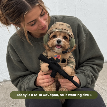 Doggy Soldier Outfit